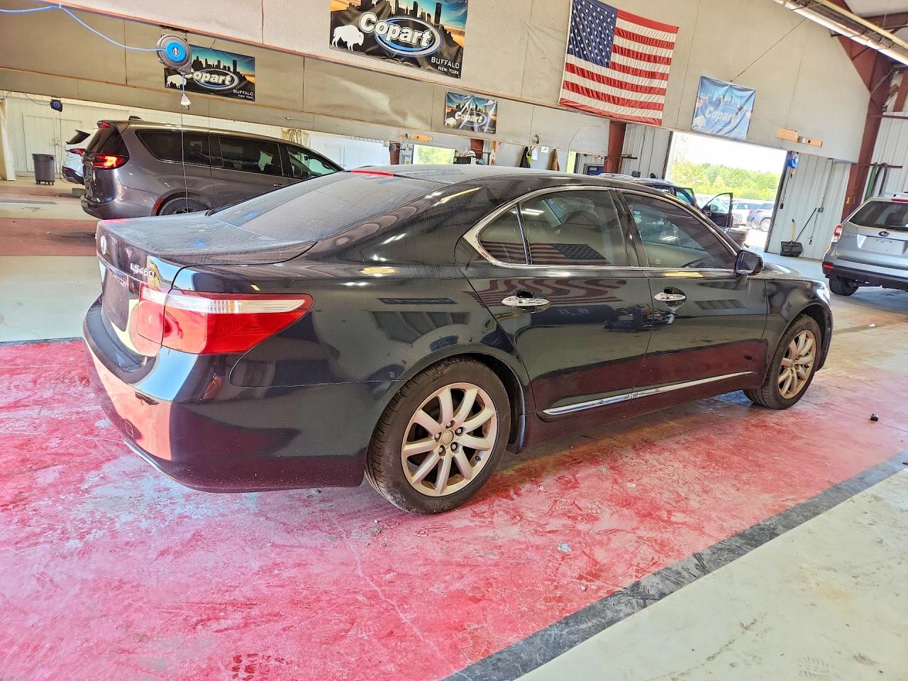 2008 Lexus Ls 460 Base Black vin: JTHBL46F485062579