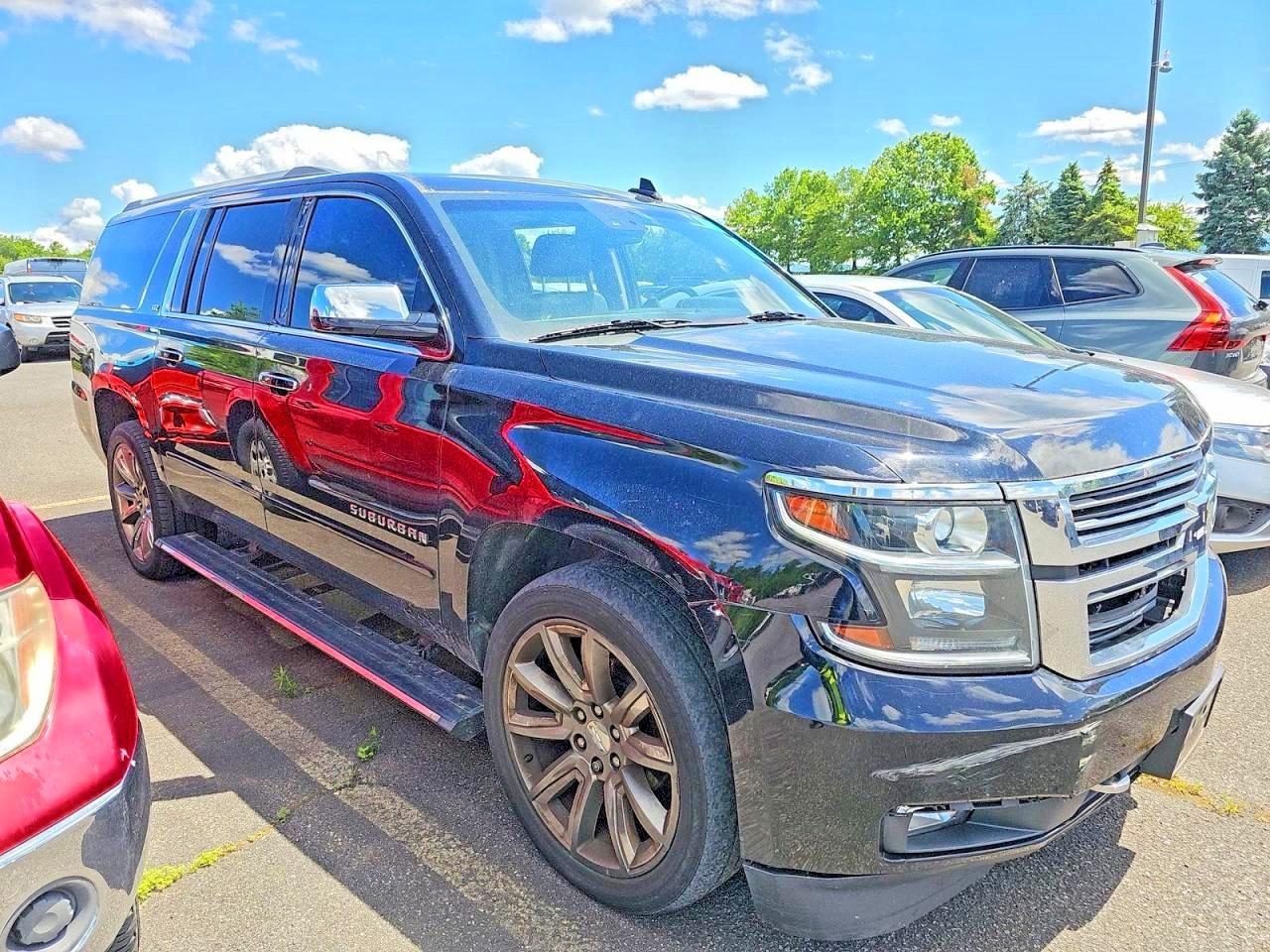 2015 Chevrolet Suburban K1500 Ltz Black vin: 1GNSKKKC8FR722852