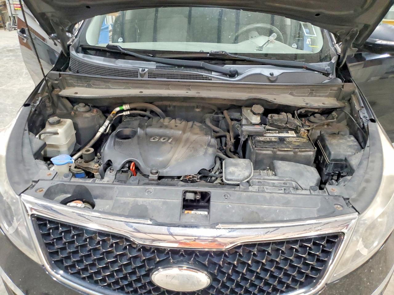 2014 Kia Sportage Lx Черный vin: KNDPBCAC2E7548373