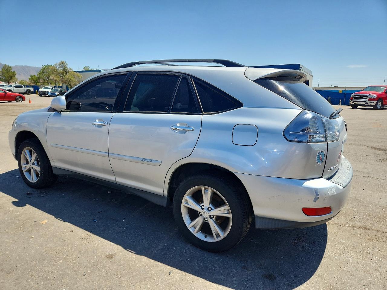 2008 Lexus Rx 400h Silver vin: JTJHW31U582043346