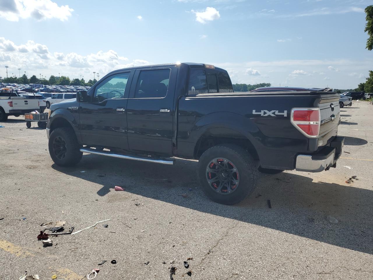 2012 Ford F150 Supercrew Black vin: 1FTFW1EF7CFB19483