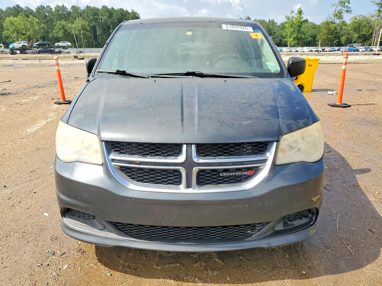 2012 Dodge Grand Caravan Se Серый vin: 2C4RDGBG5CR336140