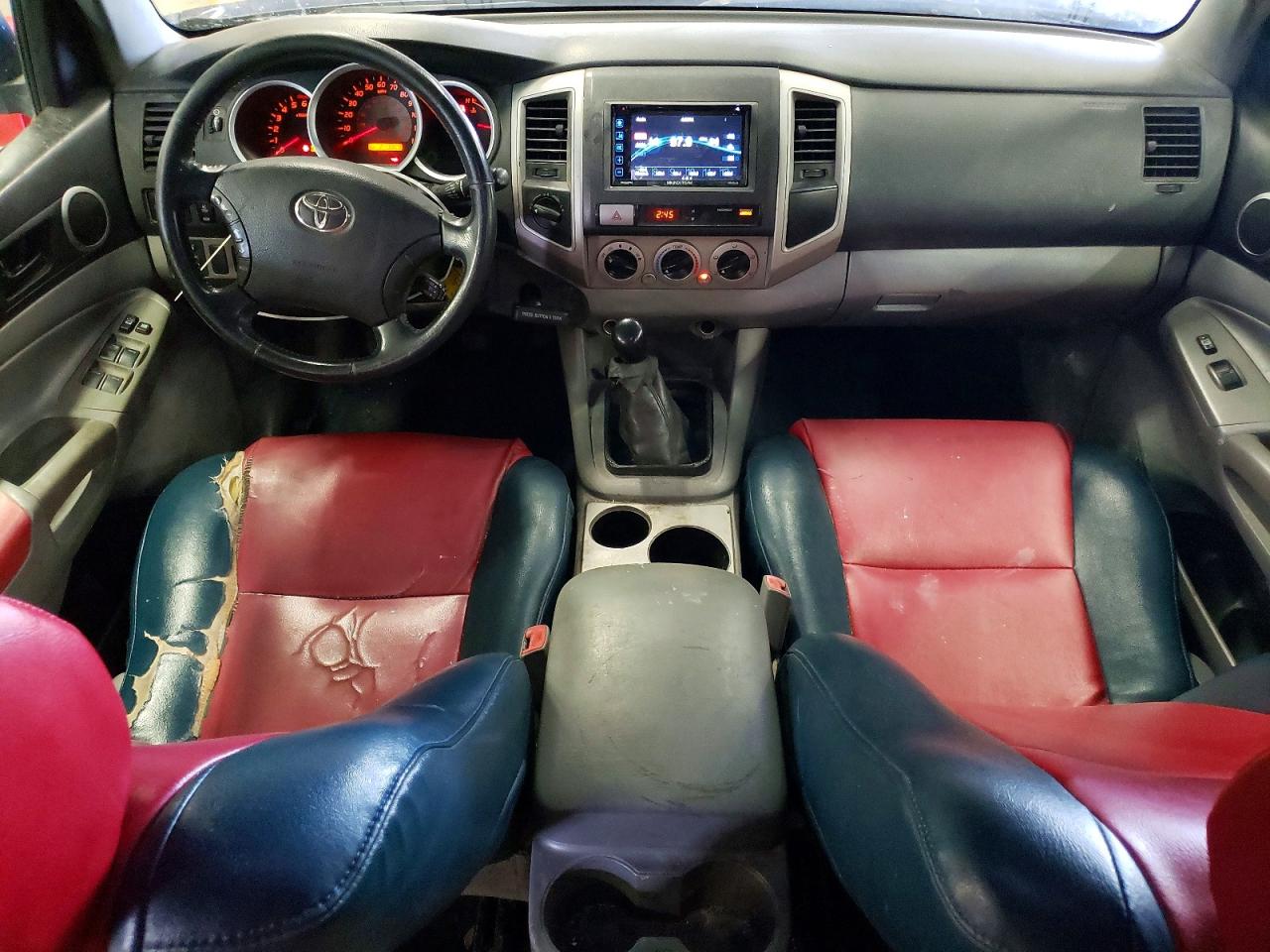 2008 Toyota Tacoma Double Cab Blue vin: 5TELU42N38Z519203