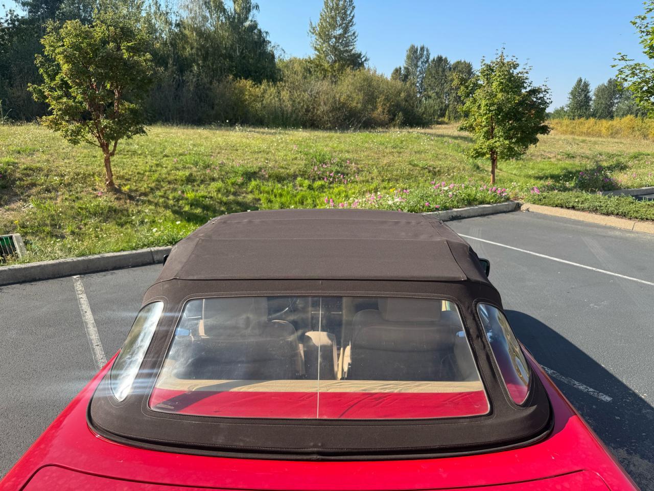 1987 Mercedes-benz 560 Sl Red vin: WDBBA48D3HA064333