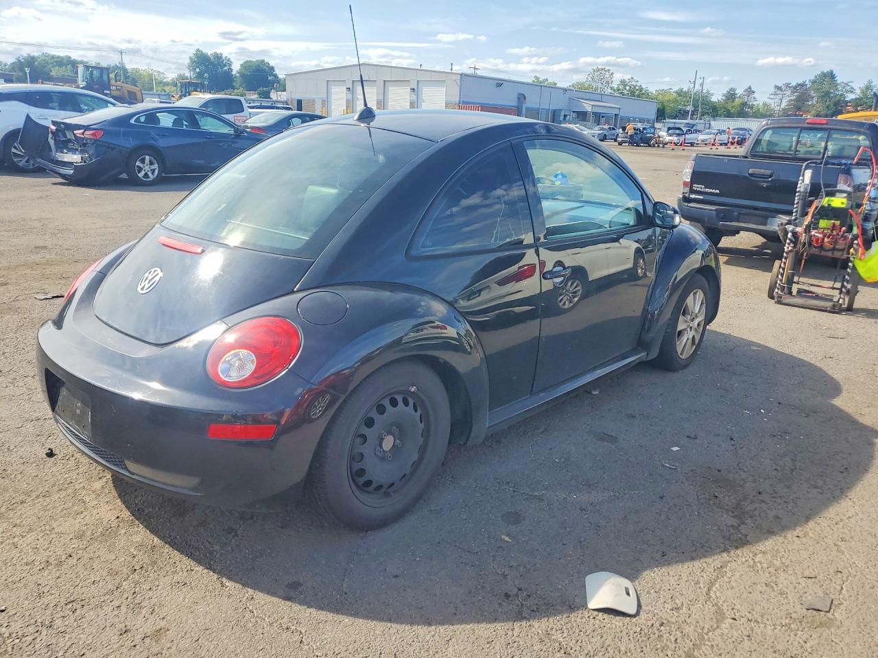 2008 Volkswagen New Beetle S Black vin: 3VWPW31C18M505168
