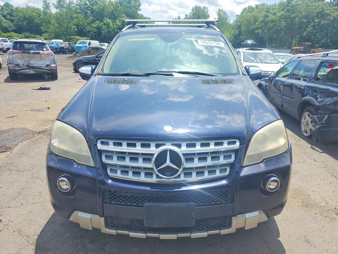 2009 Mercedes-benz Ml 550 Blue vin: 4JGBB72EX9A463979