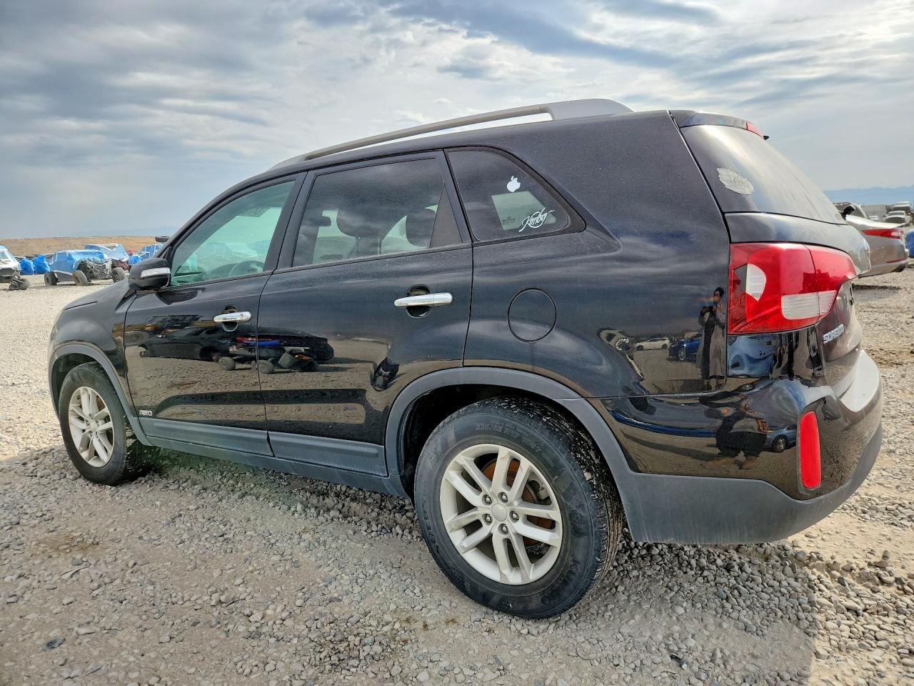 2015 Kia Sorento Lx Black vin: 5XYKTDA73FG598476