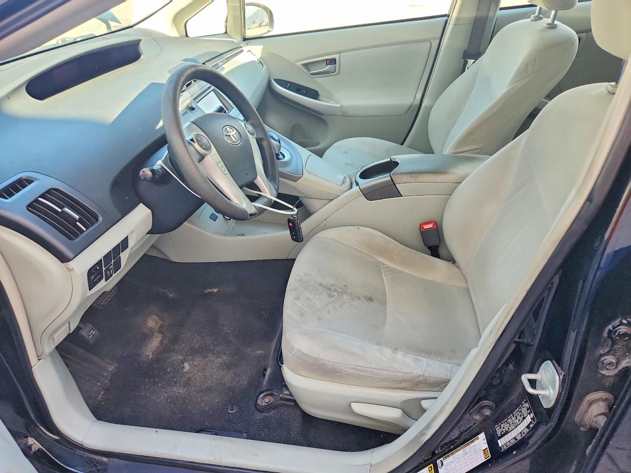 2012 Toyota Prius Two Black vin: JTDKN3DU1C1604275