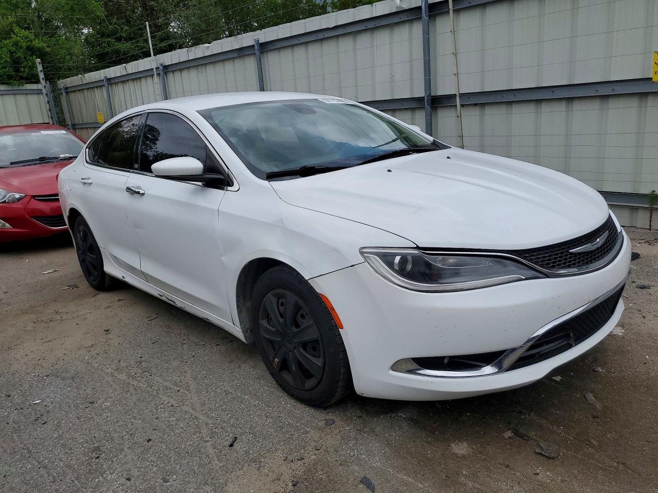 2015 Chrysler 200 C White vin: 1C3CCCCB2FN629181