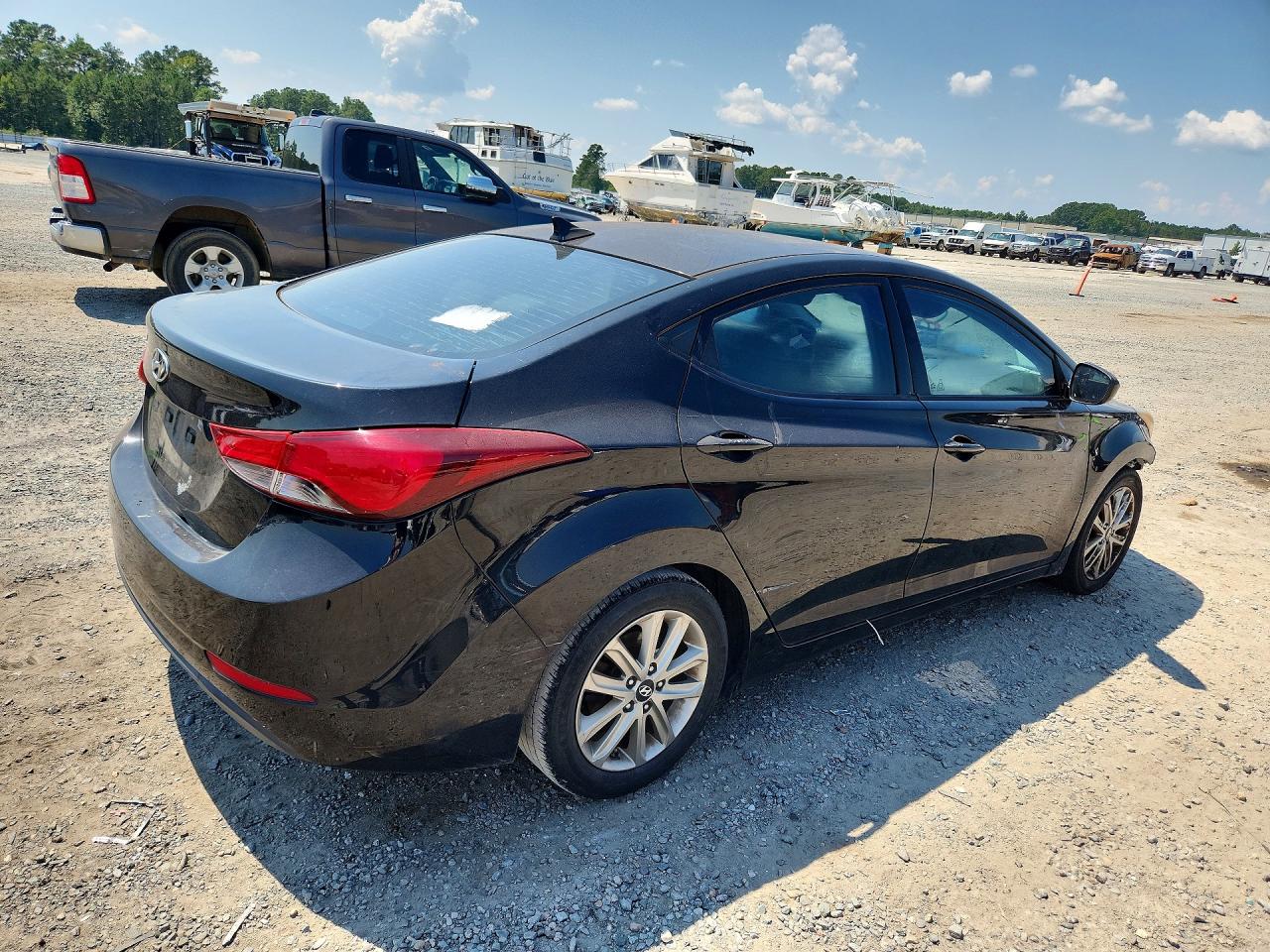 2014 Hyundai Elantra Se Black vin: 5NPDH4AE1EH471404