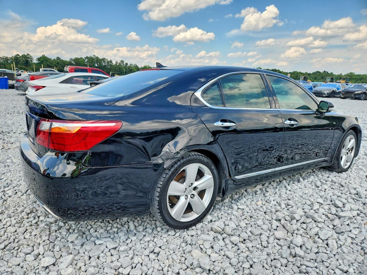 2012 Lexus Ls 460 Black vin: JTHBL5EFXC5111641