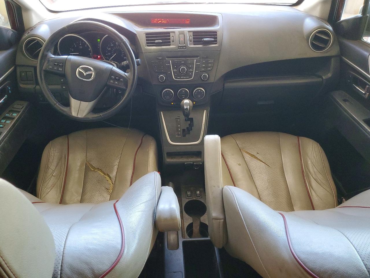 2012 Mazda 5 Maroon vin: JM1CW2DL9C0140595