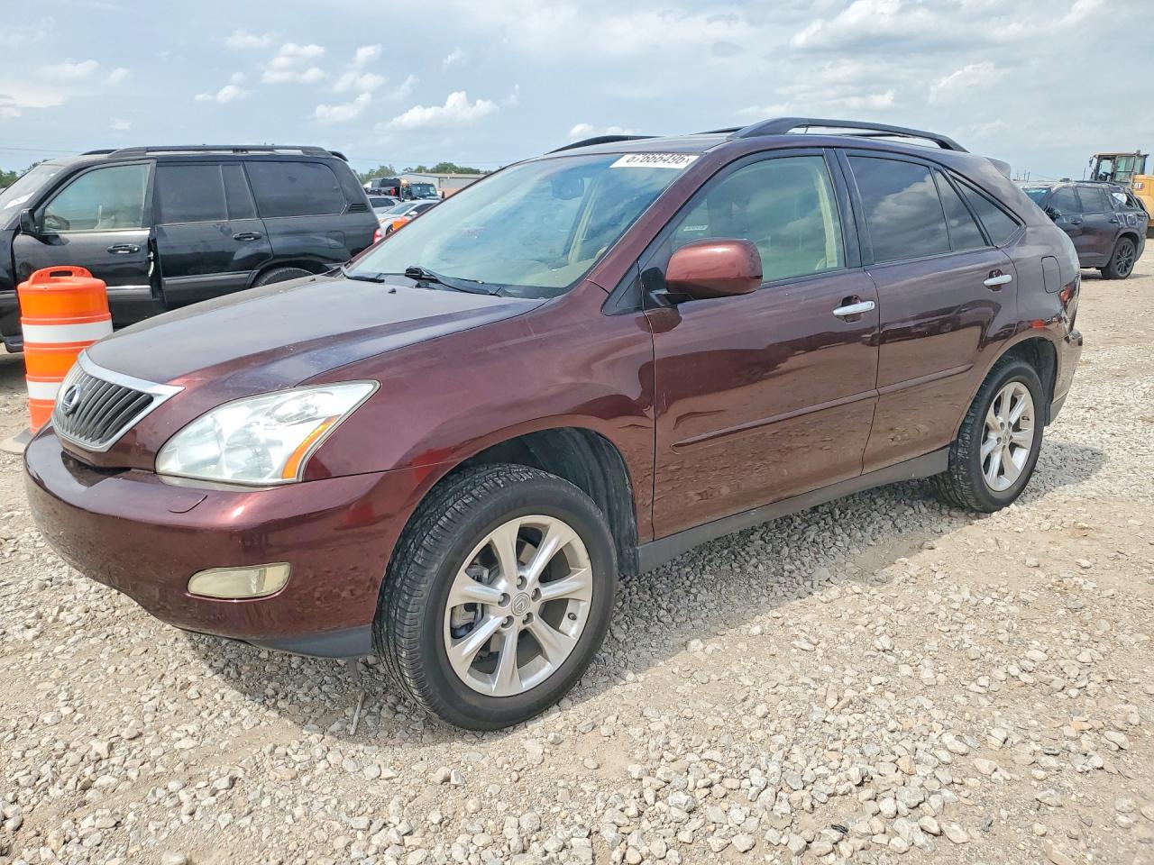 2009 Lexus Rx 350 Maroon vin: JTJGK31UX99852793