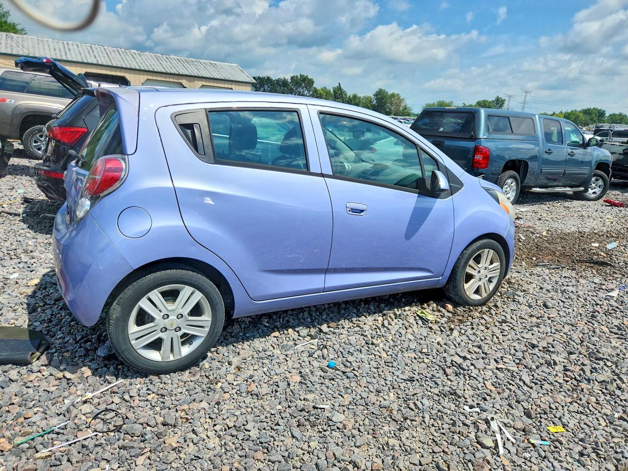 2014 Chevrolet Spark Purple vin: KL8CD6S92EC590331