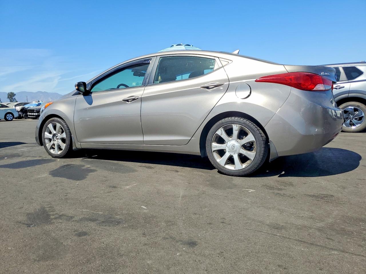 2013 Hyundai Elantra Limited Gray vin: 5NPDH4AE3DH227610