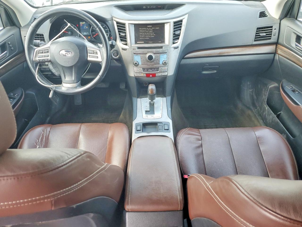 2014 Subaru Outback 2.5i Limited White vin: 4S4BRCPC3E3292857
