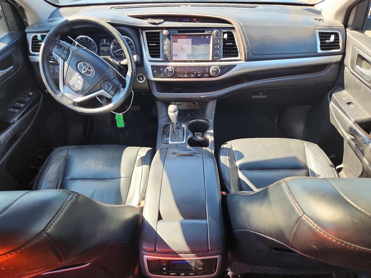 2015 Toyota Highlander Xle Blue vin: 5TDJKRFH4FS129140