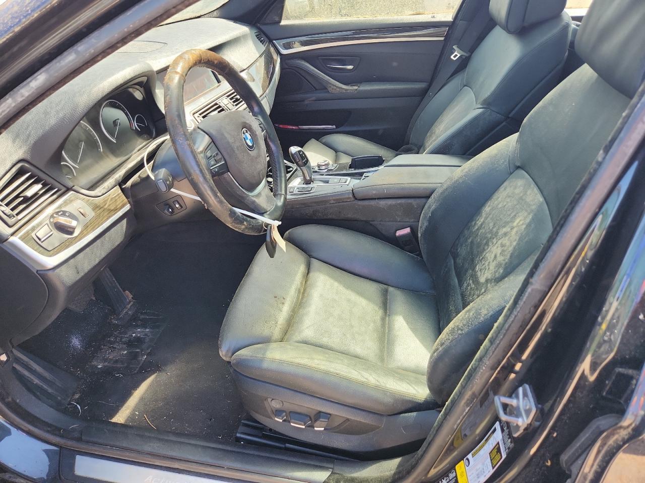 2012 Bmw 535 I Black vin: WBAFZ9C5XCC751618