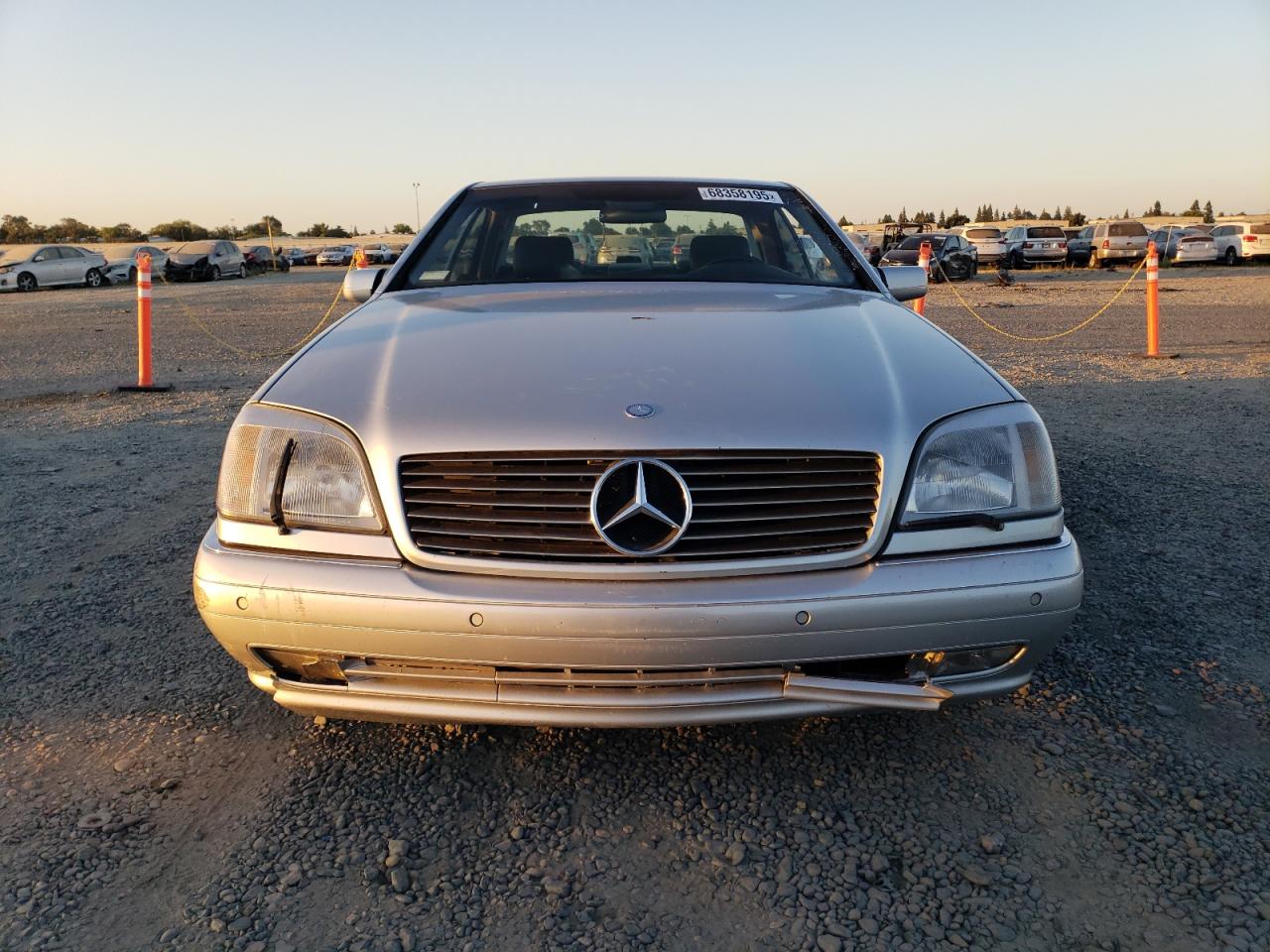 1997 Mercedes-benz S 500 Silver vin: WDBGA70G8VA373451