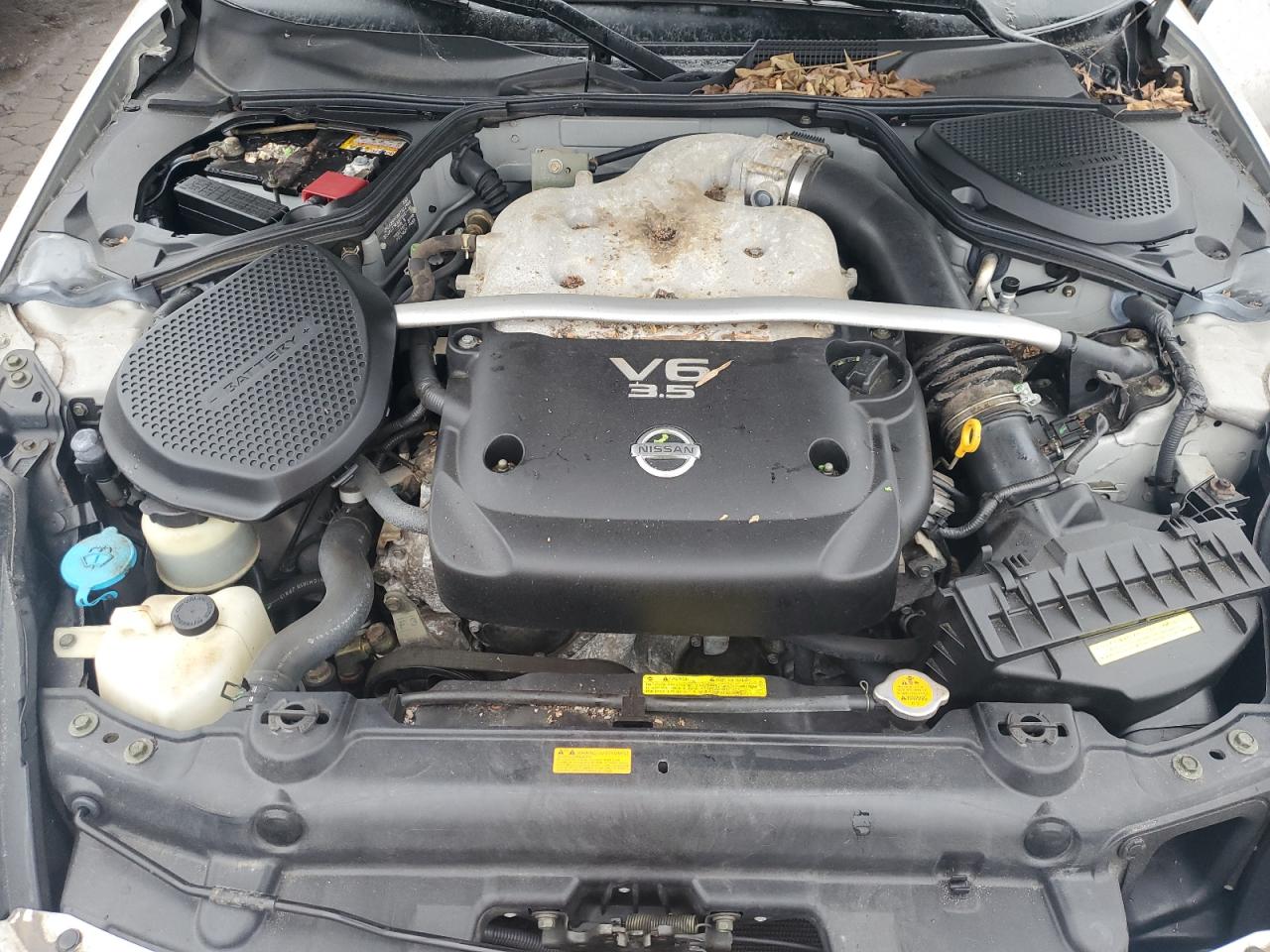 2003 Nissan 350z Coupe Серебряный vin: JN1AZ34E33T011923