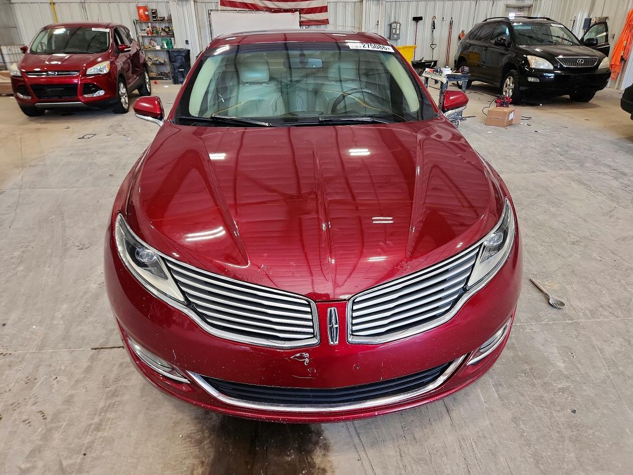 2013 Lincoln Mkz Red vin: 3LN6L2JK3DR822211