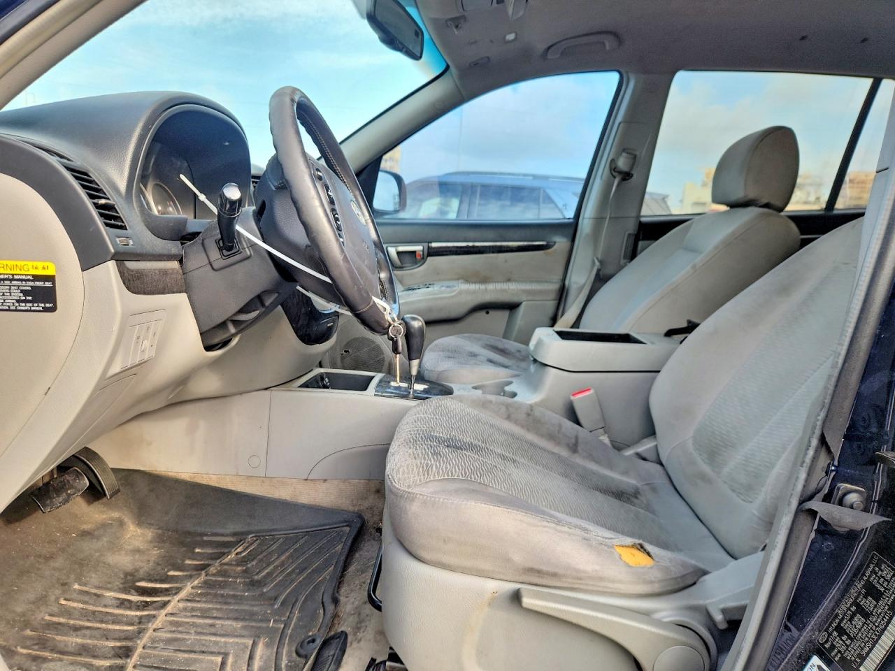 2007 Hyundai Santa Fe Se Blue vin: 5NMSH13EX7H054415