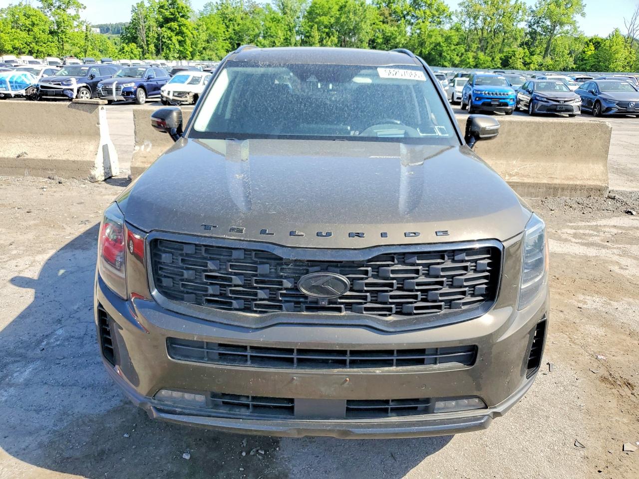 2021 Kia Telluride Sx Коричневый vin: 5XYP5DHC5MG141118