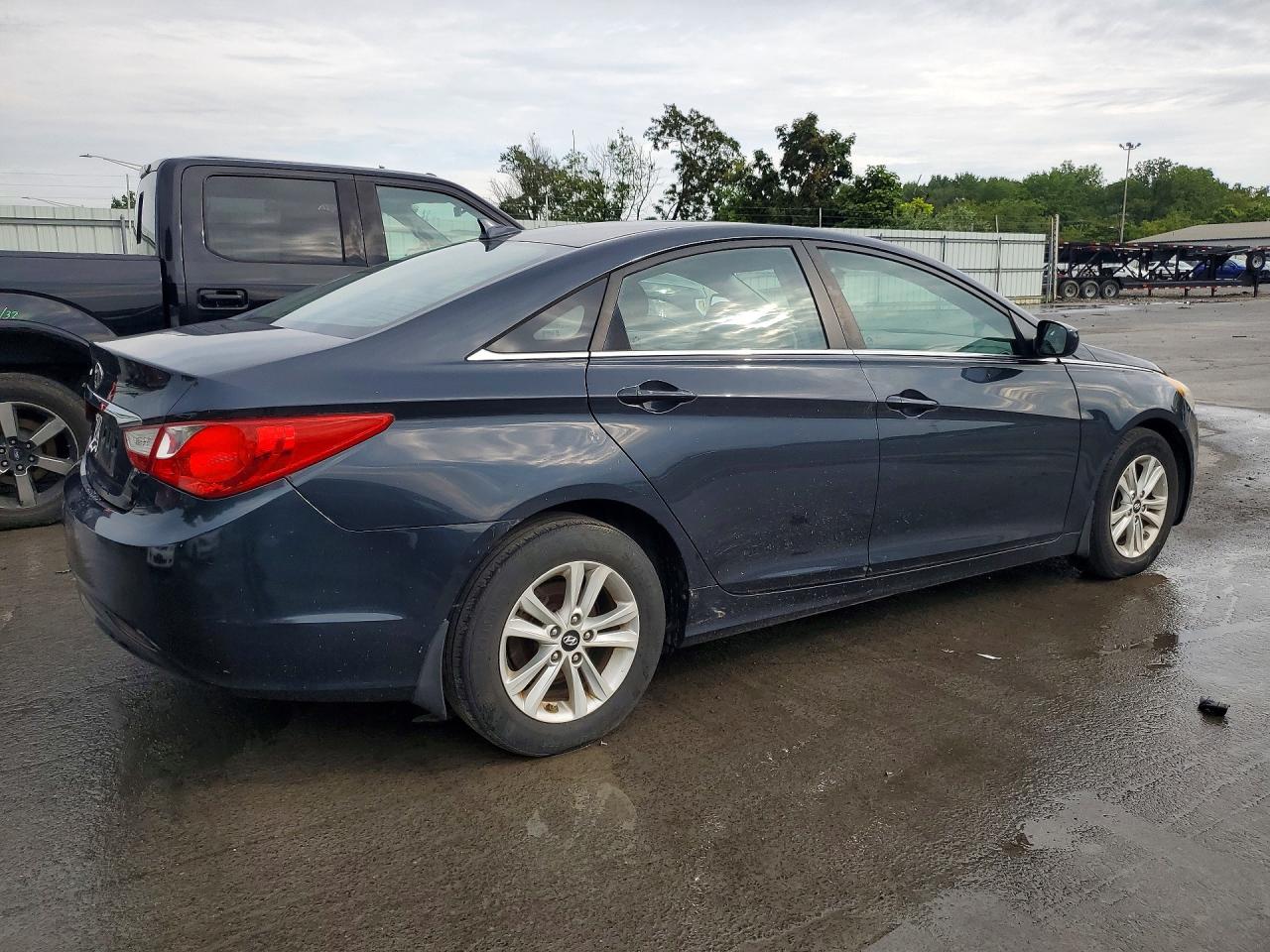2011 Hyundai Sonata Gls Blue vin: 5NPEB4AC5BH129373