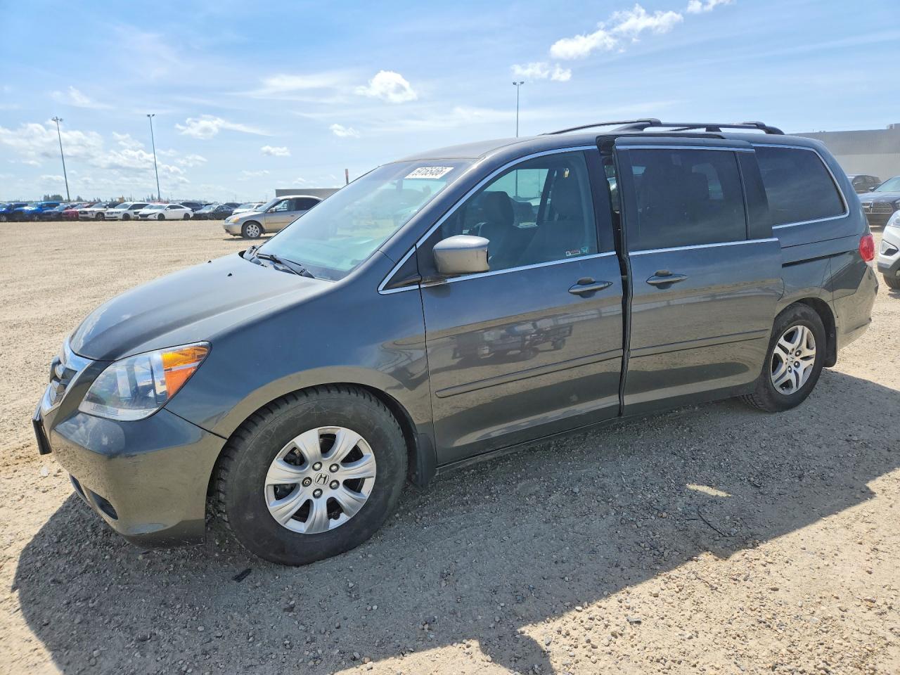 2008 Honda Odyssey Ex Gray vin: 5FNRL38458B507352