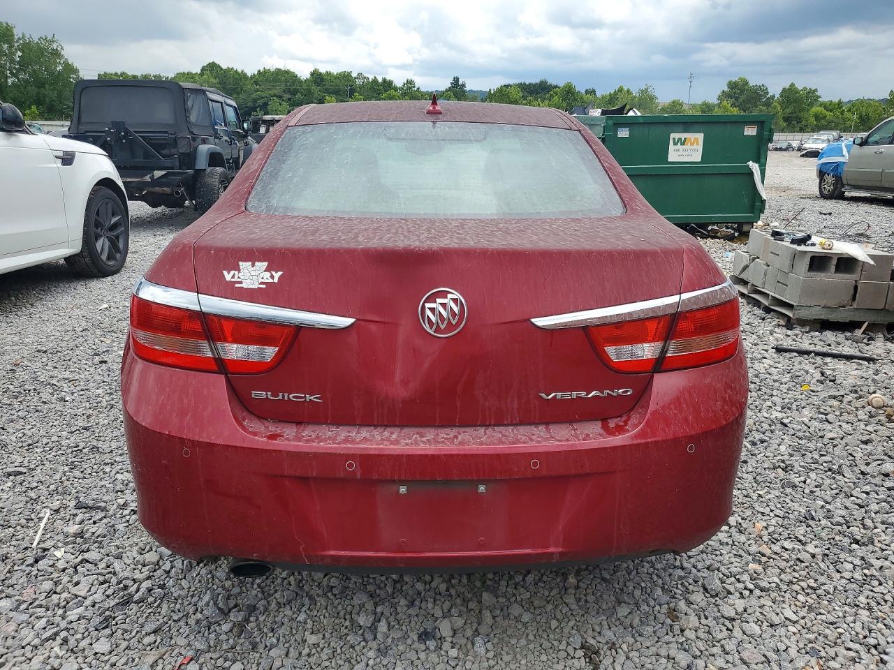 2013 Buick Verano Convenience Red vin: 1G4PR5SK4D4177483