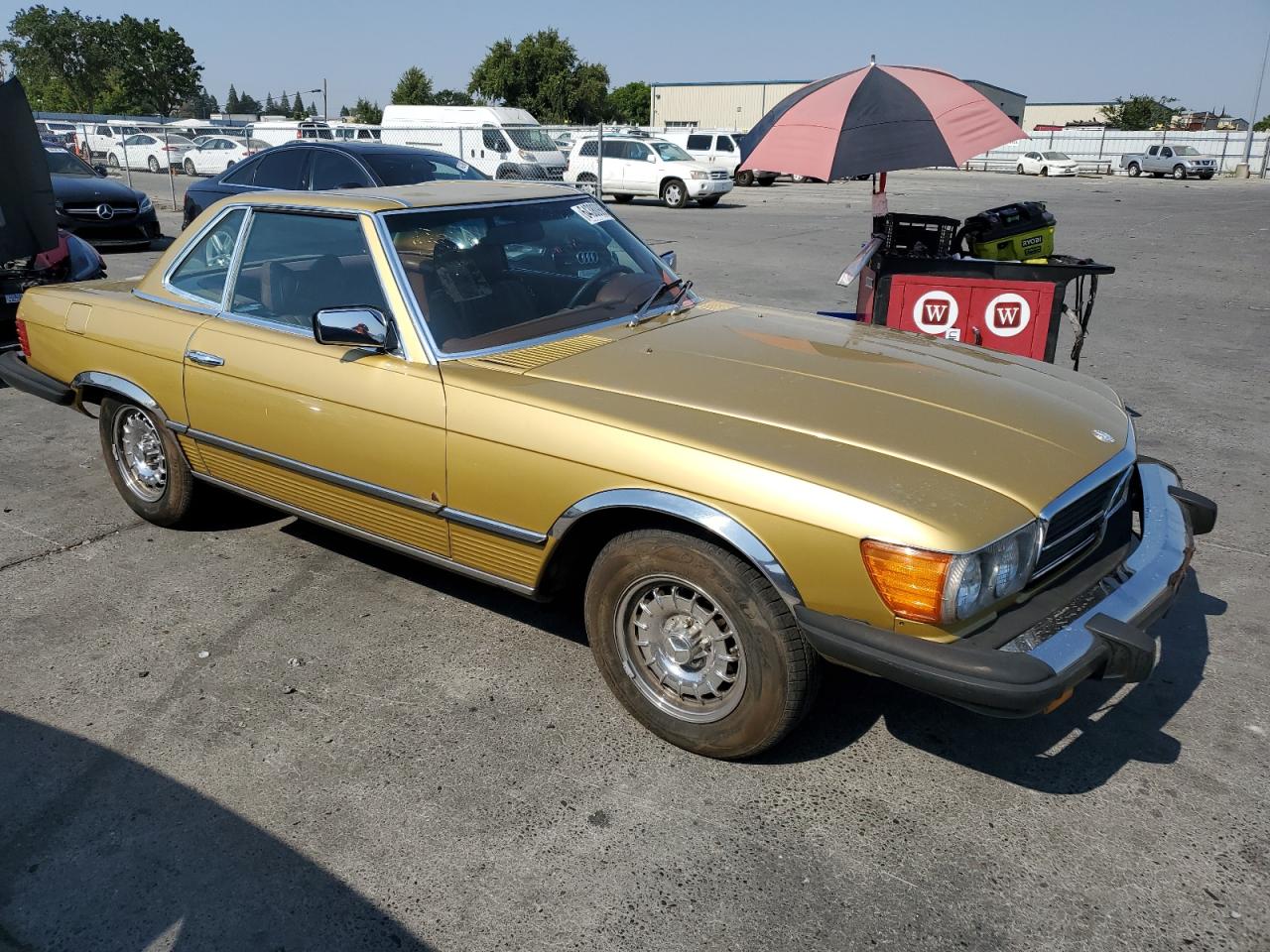 1979 Mercedes Benz 450sl Gold vin: 10704412049130