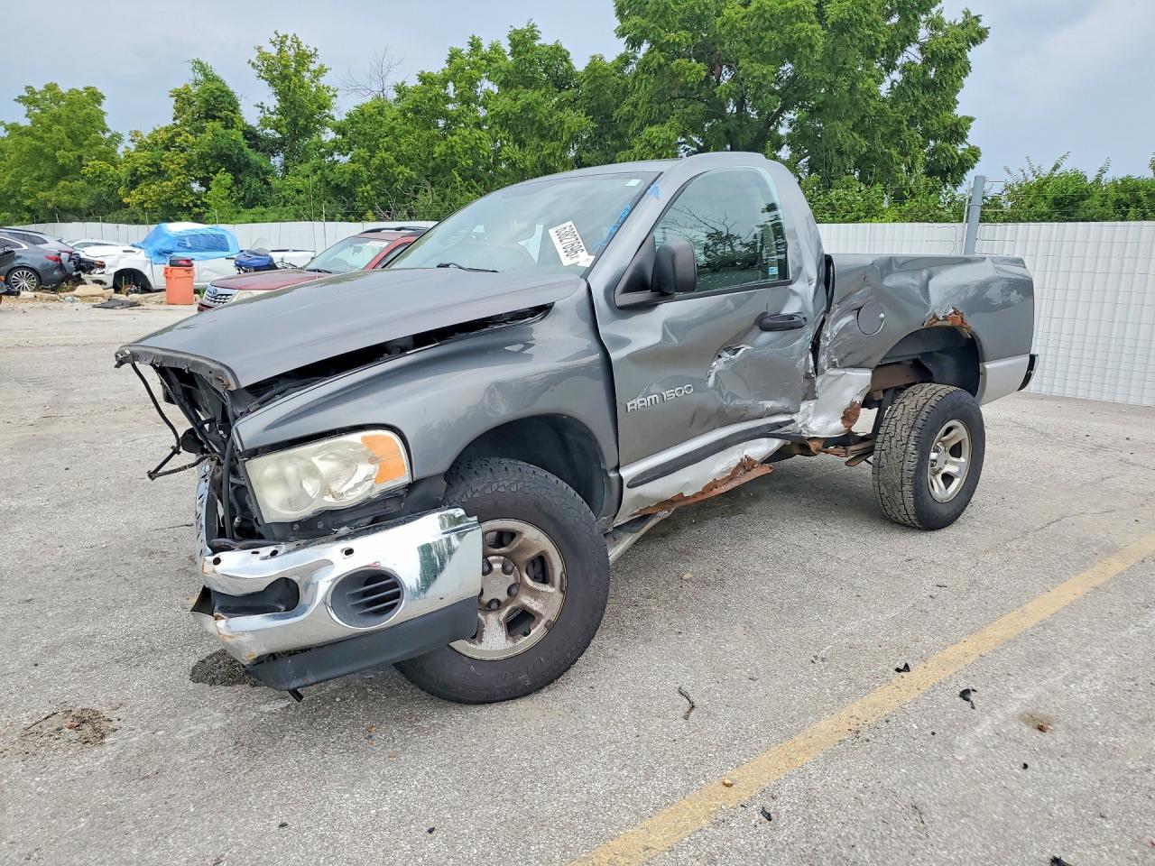 2005 Dodge Ram 1500 St Gray vin: 1D7HU16N65J585271