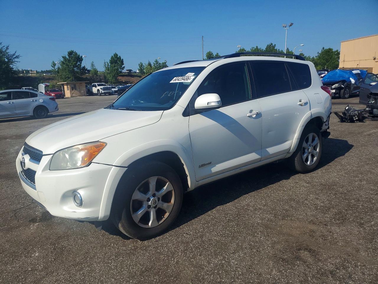 2012 Toyota Rav4 Limited White vin: 2T3DK4DVXCW090170