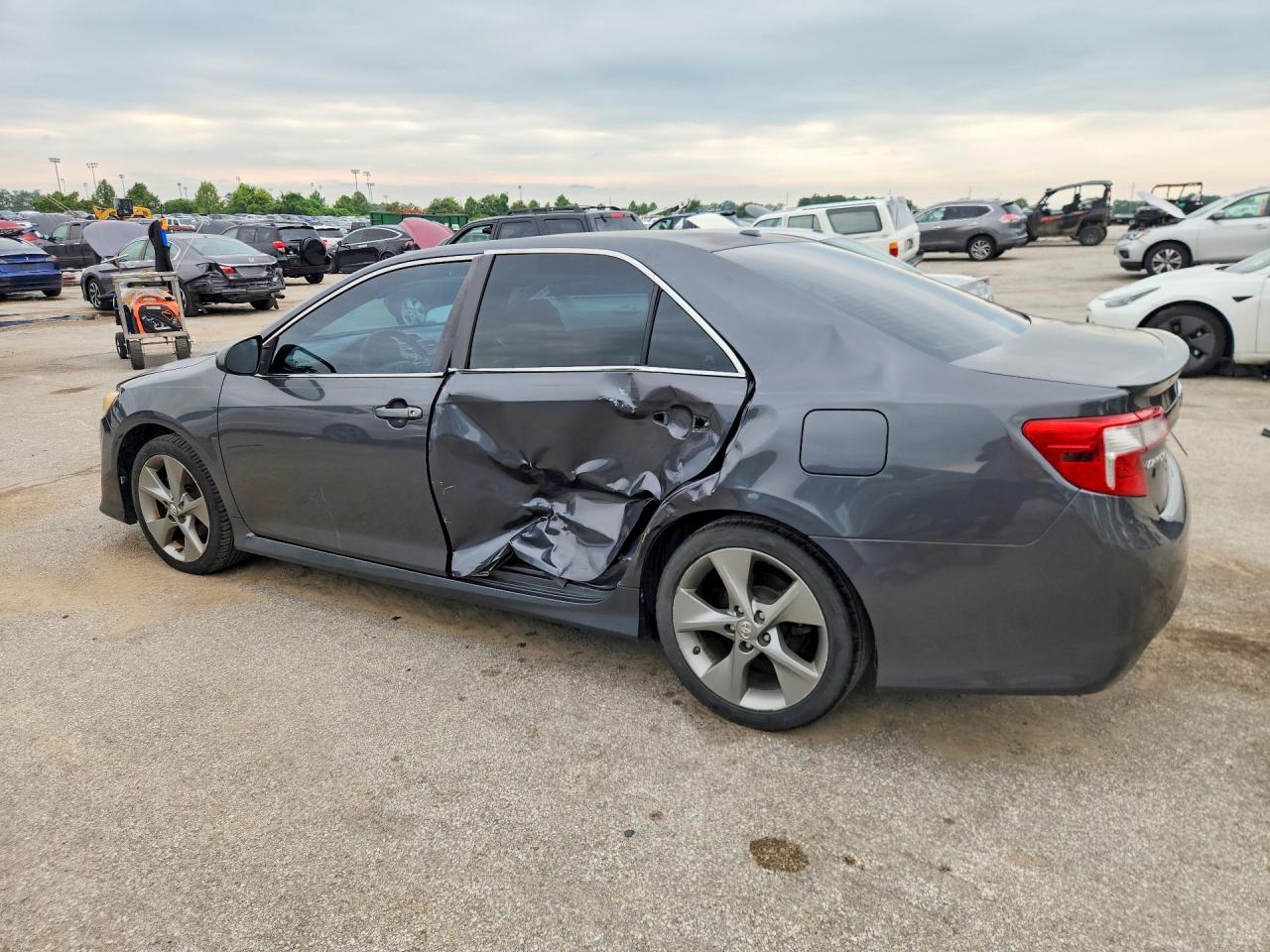 2012 Toyota Camry Se V6 Gray vin: 4T1BK1FK1CU520489