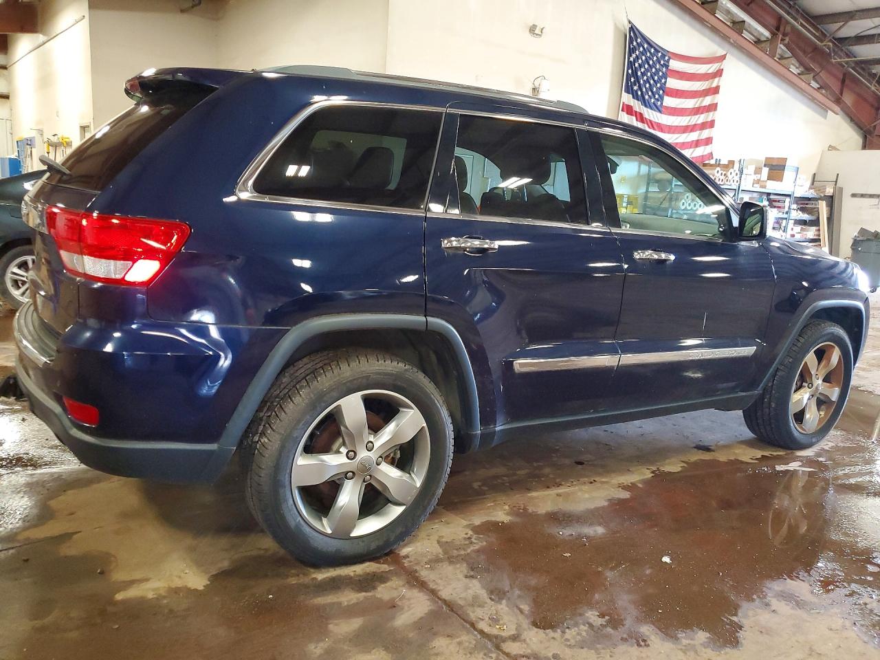 2012 Jeep Grand Cherokee Overland Blue vin: 1C4RJFCT4CC234822