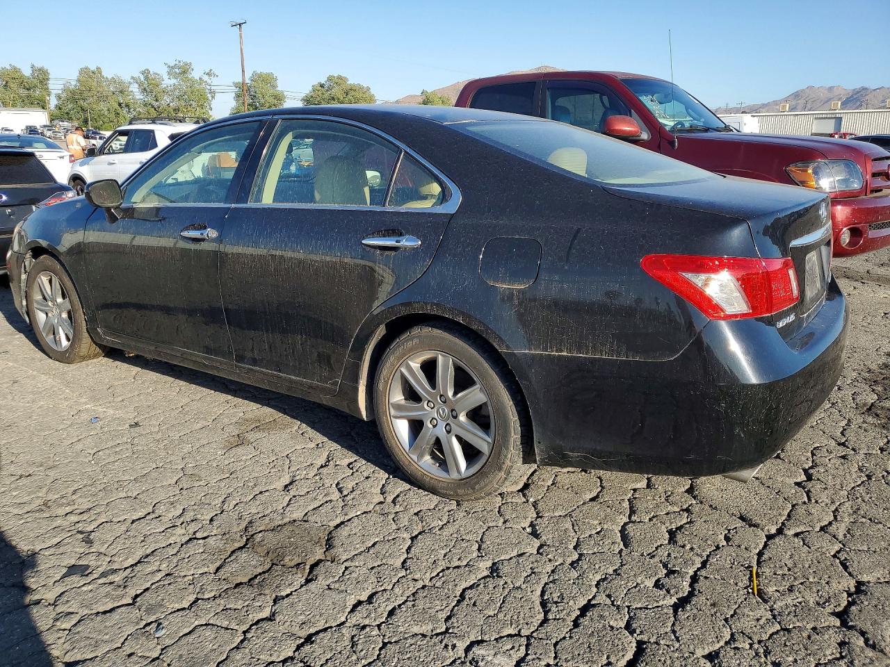2008 Lexus Es 350 Base Black vin: JTHBJ46G982264026