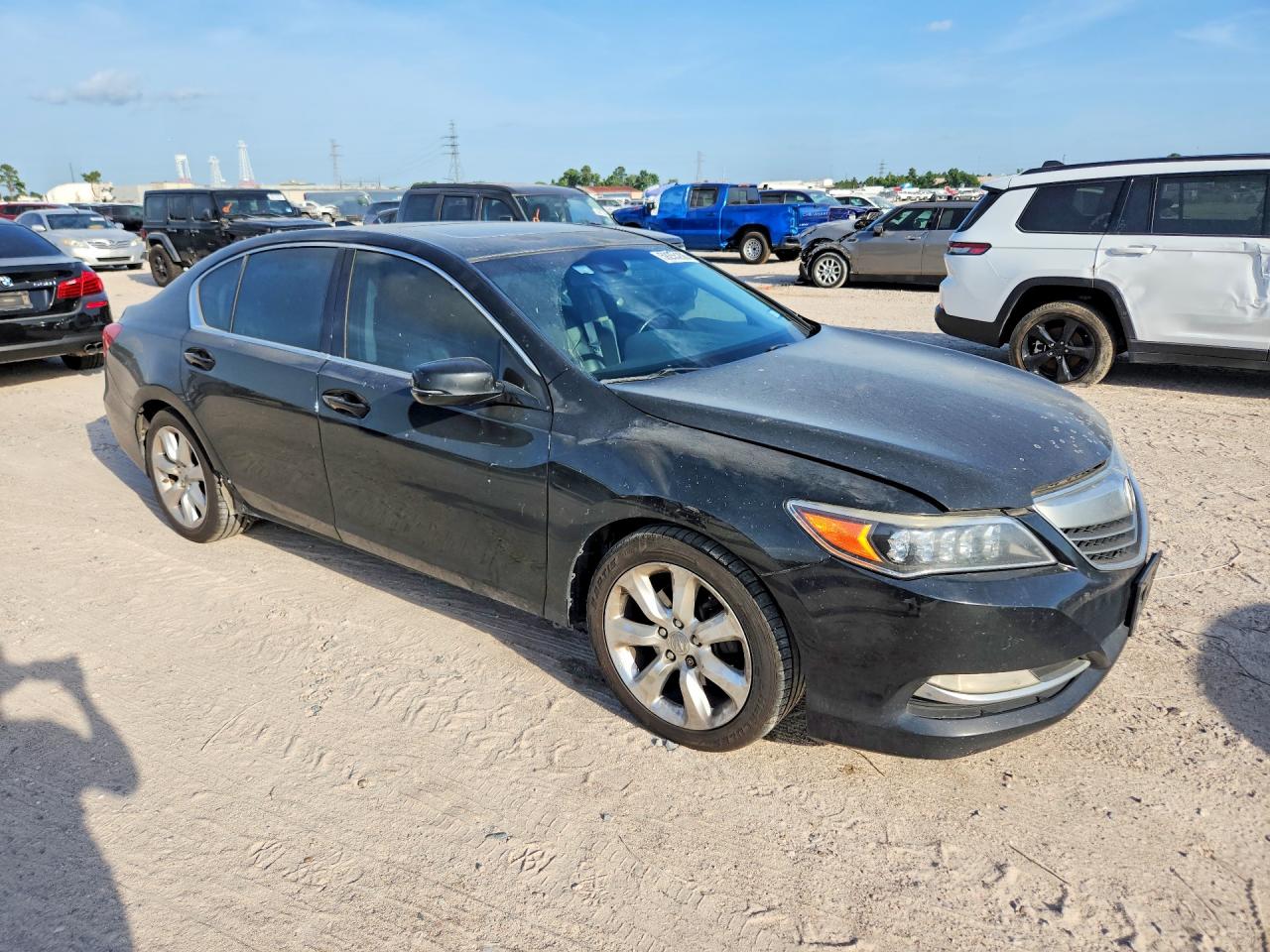 2014 Acura Rlx Black vin: JH4KC1F31EC002822