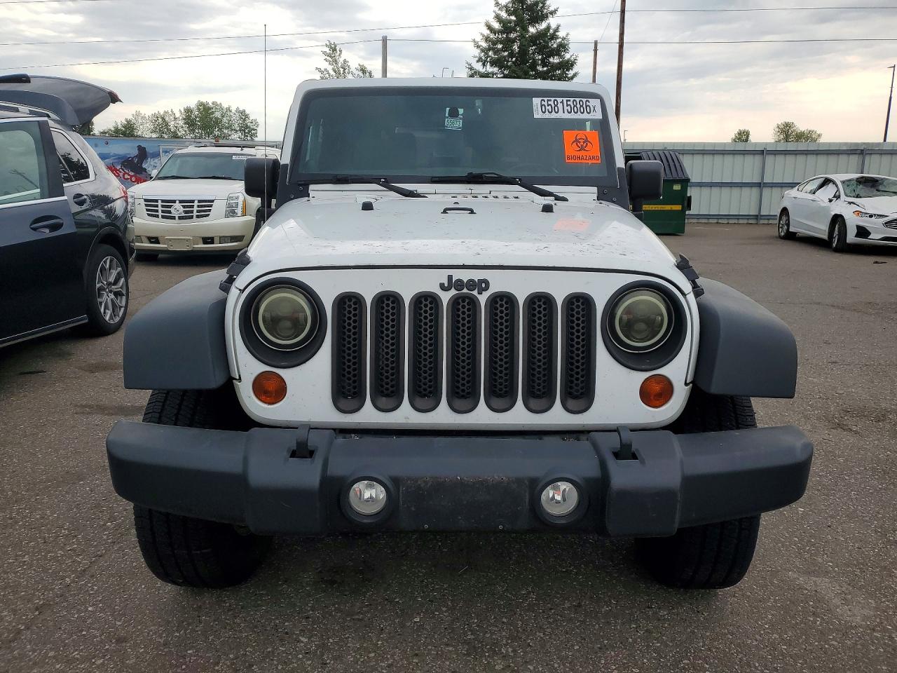 2011 Jeep Wrangler Sport White vin: 1J4AA2D10BL636915