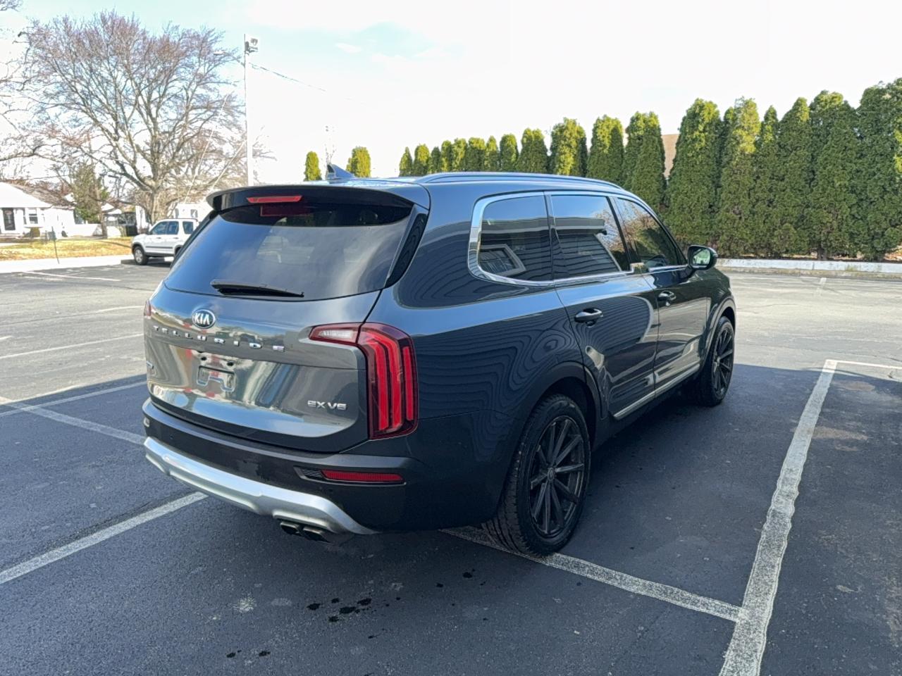 2021 Kia Telluride Ex Серый vin: 5XYP3DHC3MG133234