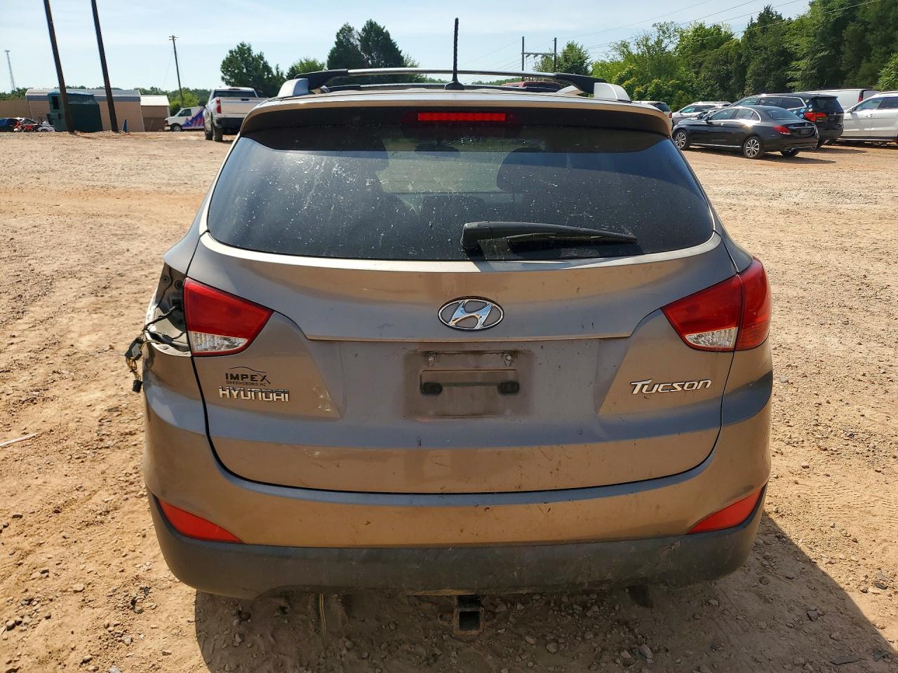 2012 Hyundai Tucson Gls Tan vin: KM8JU3AC8CU504050