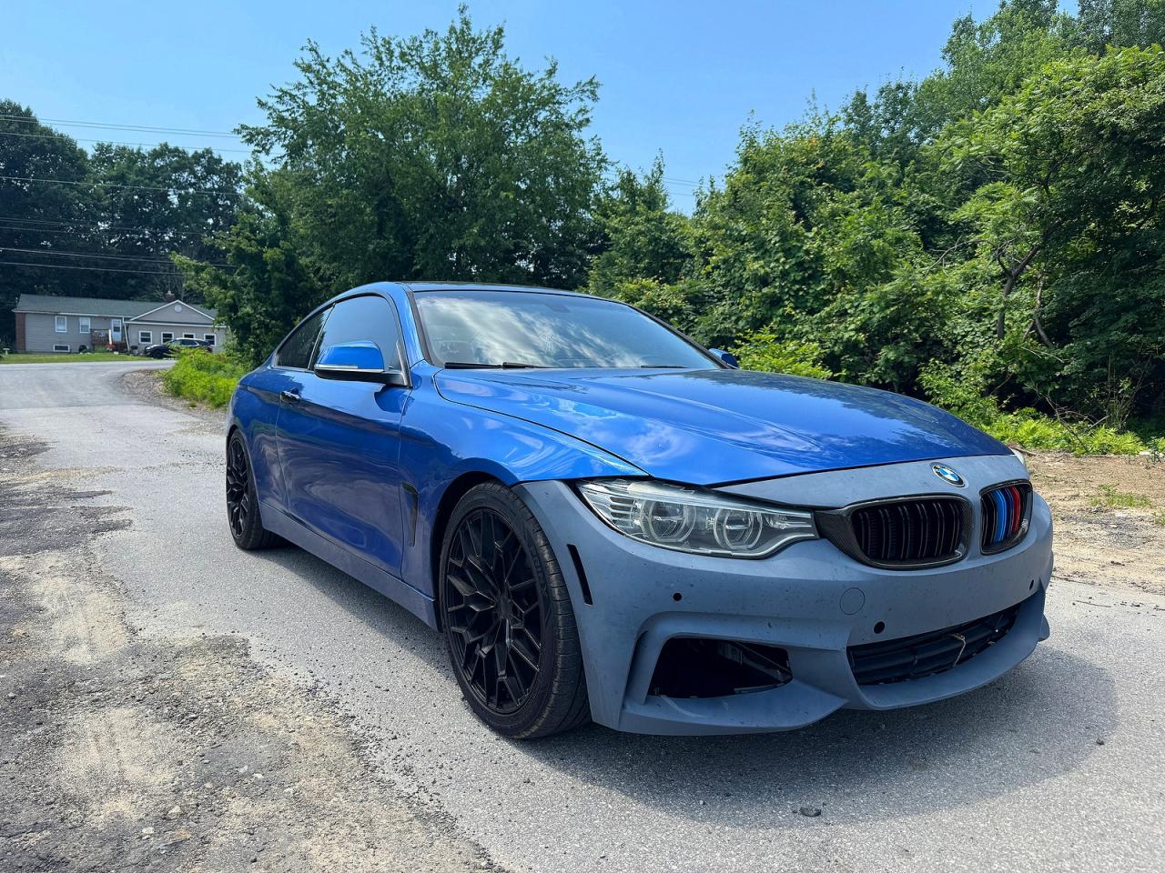 2014 Bmw 428 I Blue vin: WBA3N3C56EF712084