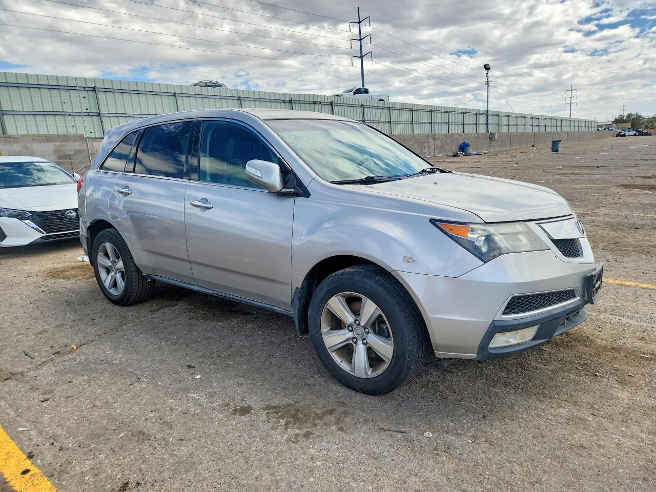 2010 Acura Mdx Technology Silver vin: 2HNYD2H43AH517438