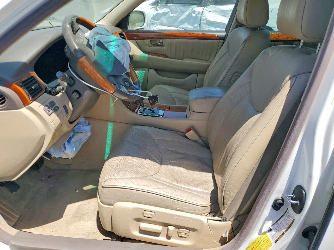 2006 Lexus Ls 430 White vin: JTHBN36F565038907