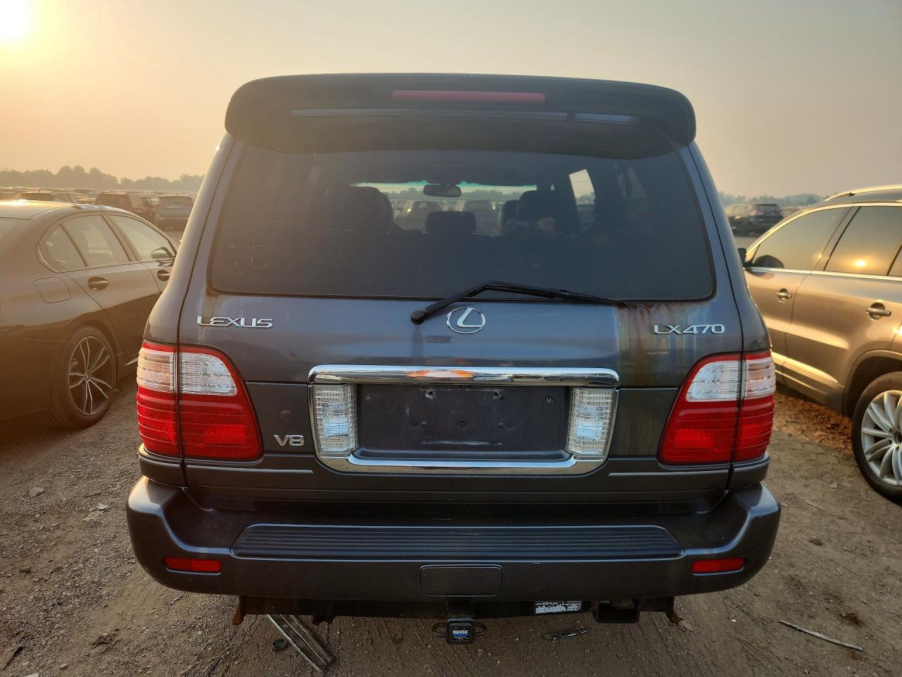 2005 Lexus Lx 470 Black vin: JTJHT00W853551391