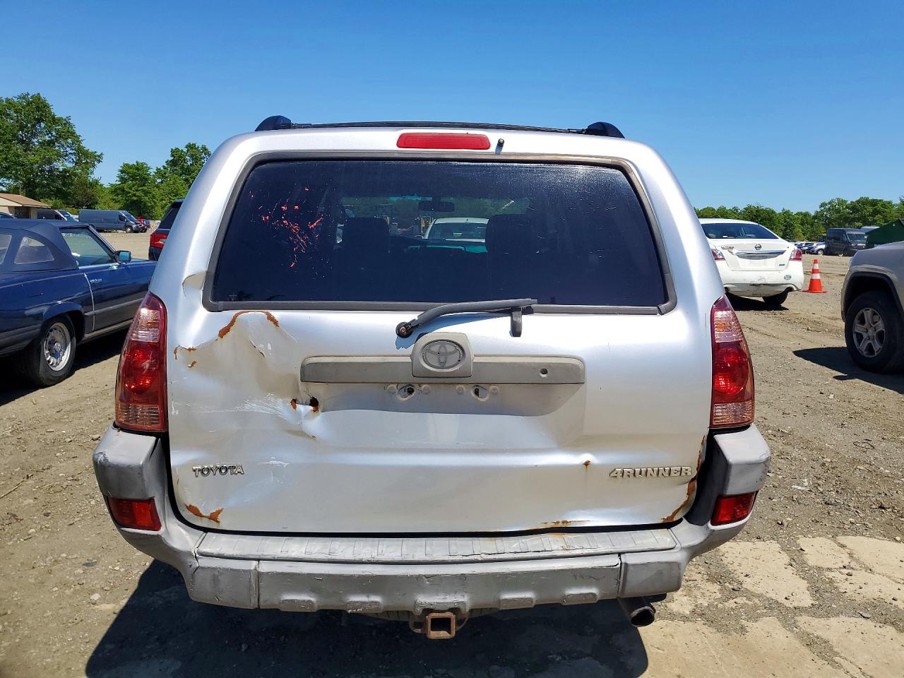 2003 Toyota 4runner Sr5 Silver vin: JTEBU14R230006698