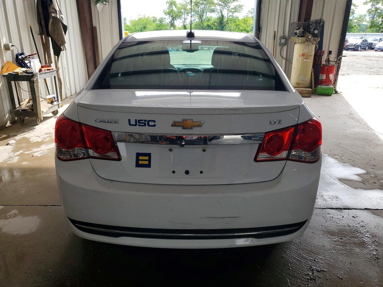 2015 Chevrolet Cruze Ltz White vin: 1G1PG5SB2F7111194