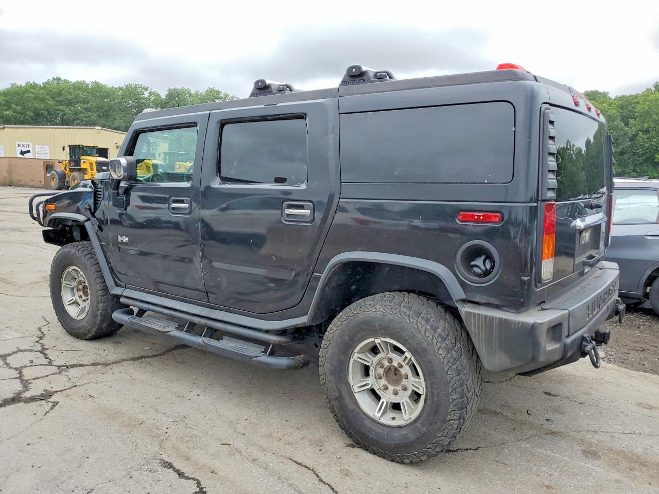2003 Hummer H2 Black vin: 5GRGN23U83H118537