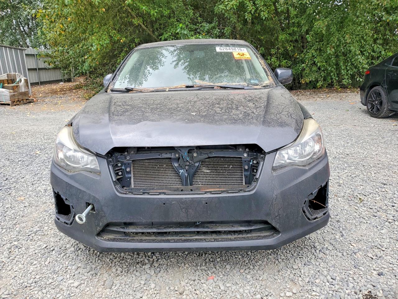 2012 Subaru Impreza Premium Черный vin: JF1GPAD65CG238216