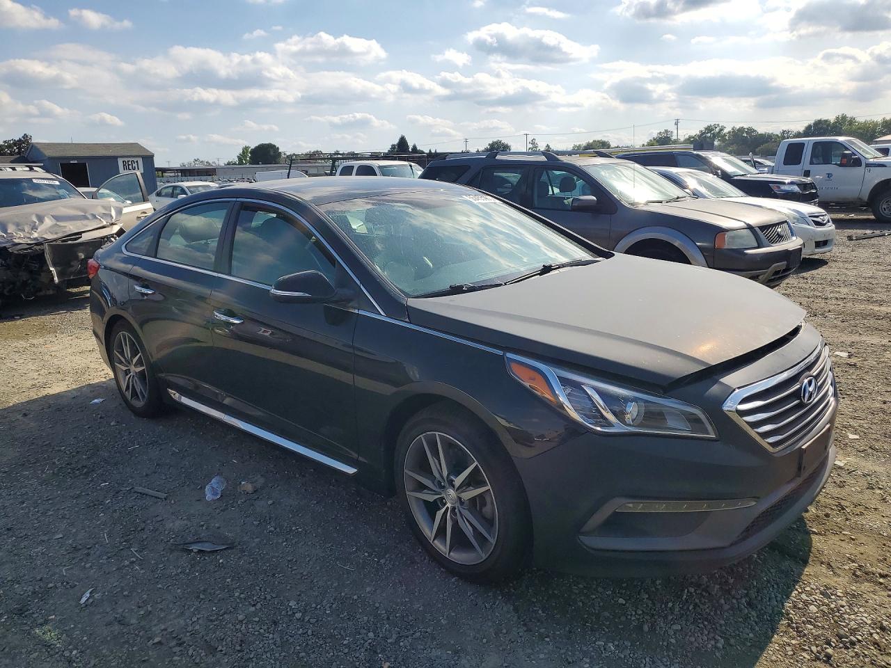2016 Hyundai Sonata Sport 2.0t Black vin: 5NPE34ABXGH347997