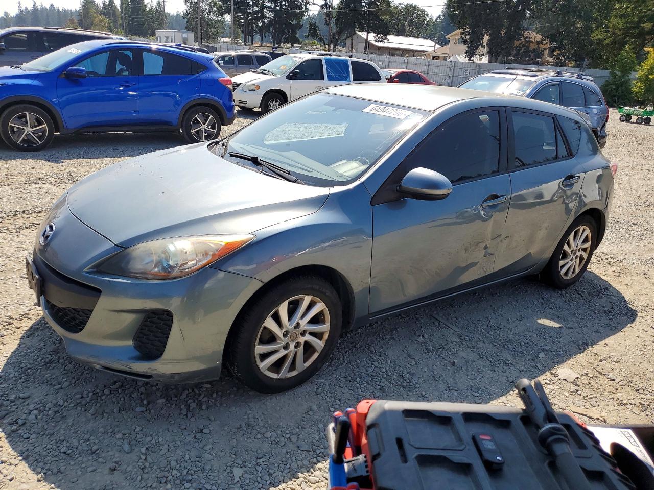 2012 Mazda 3 I Синий vin: JM1BL1L70C1623423